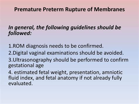 treatment for leaking amniotic fluid|Premature Rupture of Membranes: Causes & Treatment